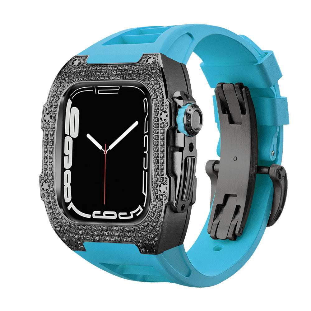 CASYFiE Modified With Diamond Case Apple Watch Strap
