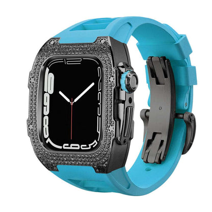 CASYFiE Modified With Diamond Case Apple Watch Strap