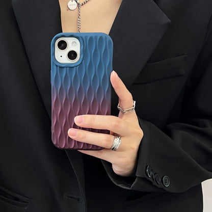 Gradient Three-dimensional Water Bottle Pattern Apple iPhone Case