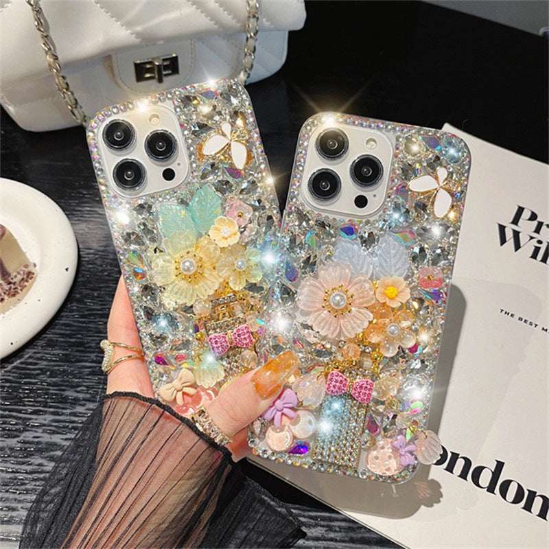 Flower Bow Tie Shell iPhone Case