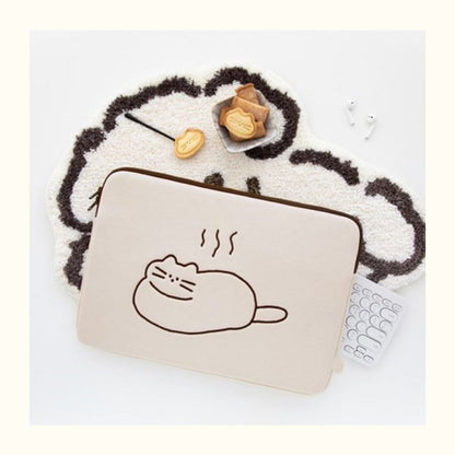 Cute Embroidered Polyester Laptop Sleeve