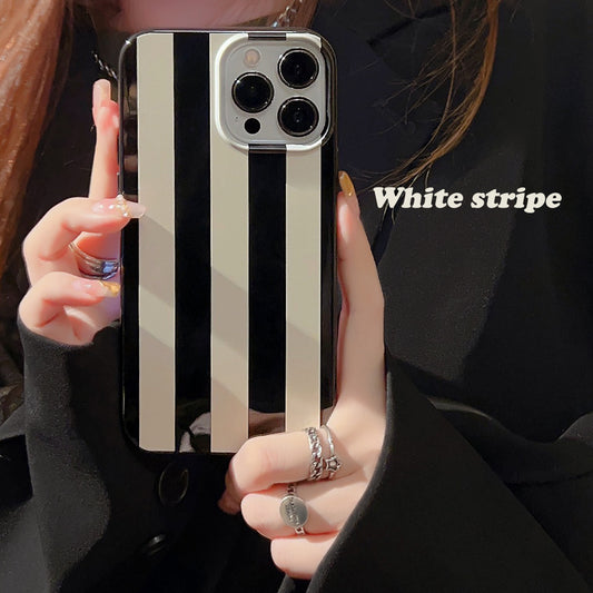 Silicone Striped Apple iPhone Case