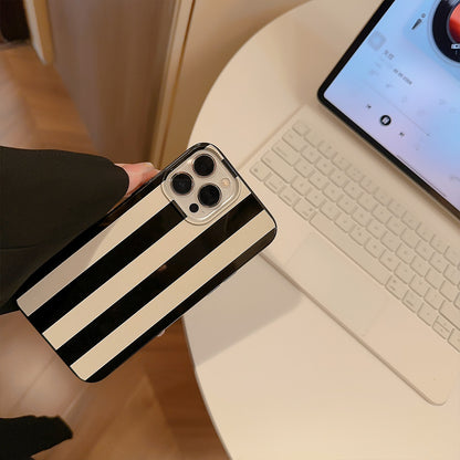 Silicone Striped Apple iPhone Case