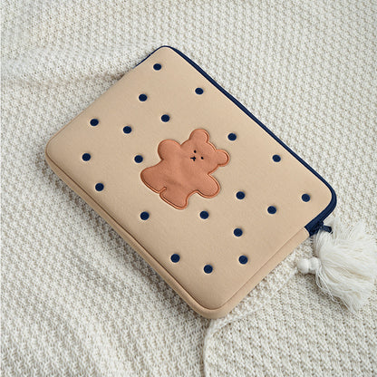 Cute Embroidered Polyester Laptop Sleeve