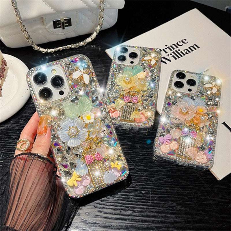Flower Bow Tie Shell iPhone Case