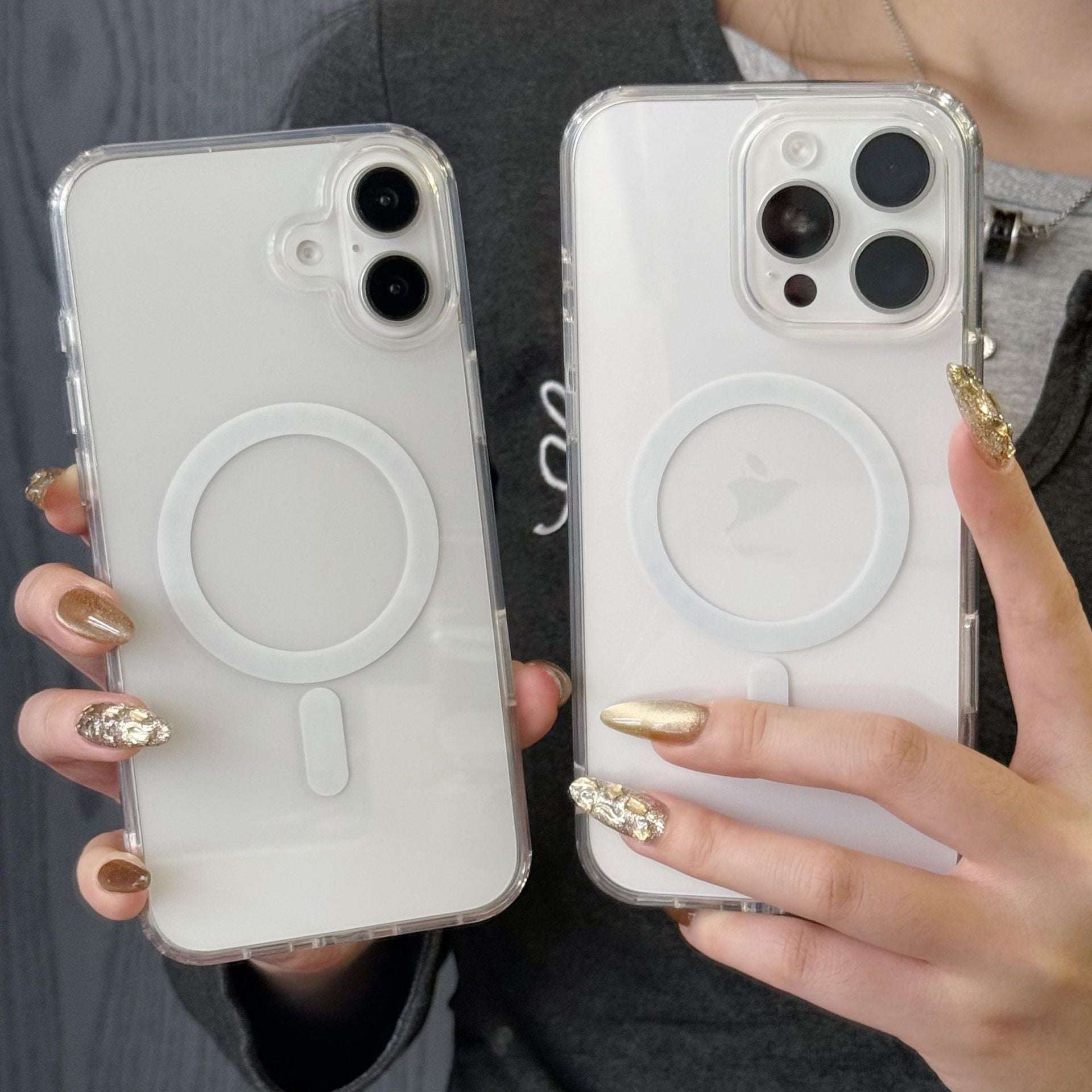 Transparent Smart Magnetic Silicone iPhone Case