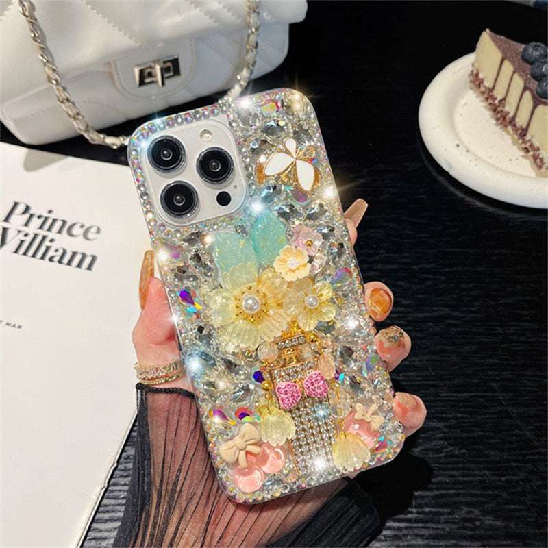 Flower Bow Tie Shell iPhone Case