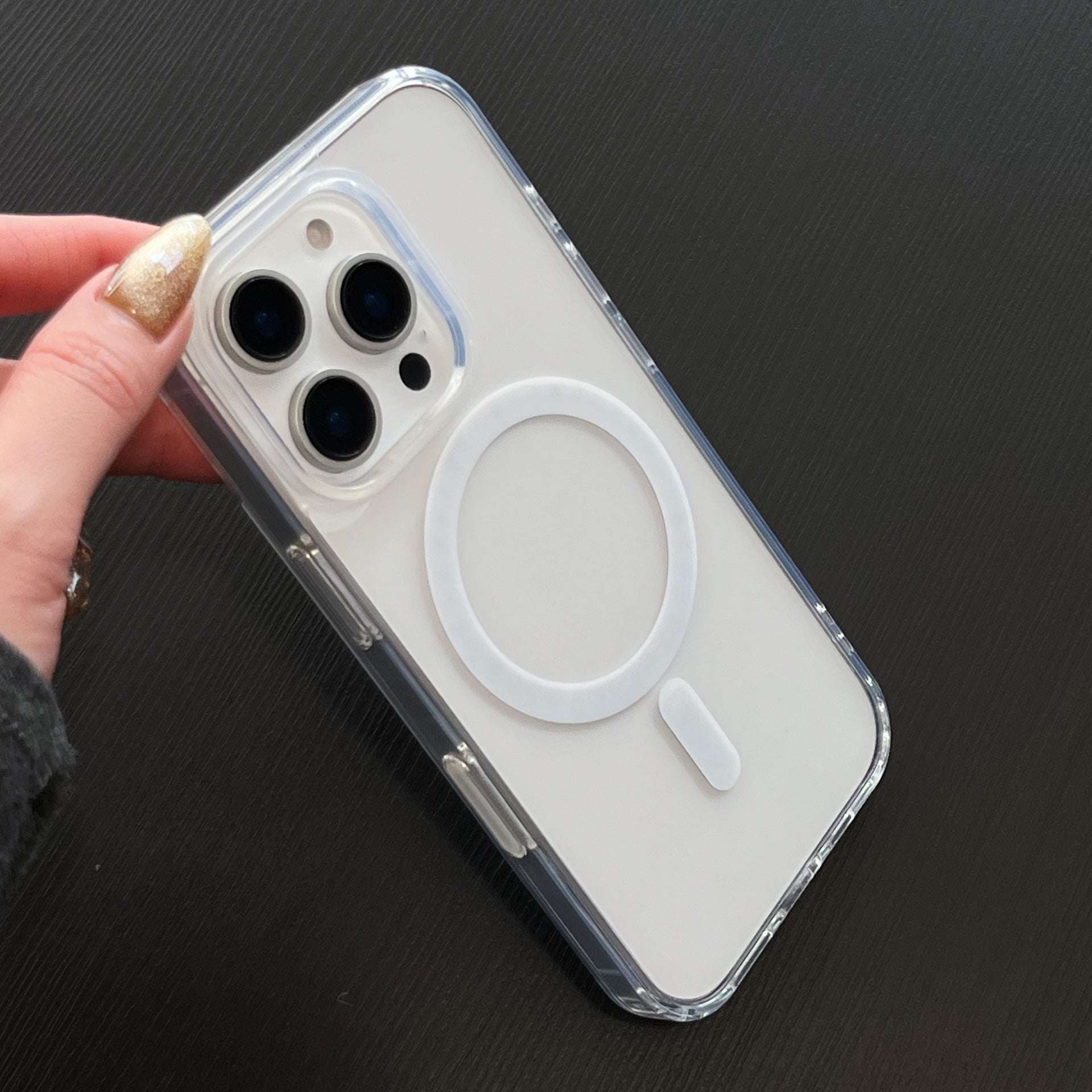 Transparent Smart Magnetic Silicone iPhone Case
