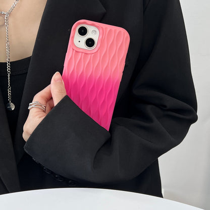 Gradient Three-dimensional Water Bottle Pattern Apple iPhone Case