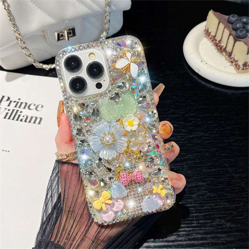 Flower Bow Tie Shell iPhone Case