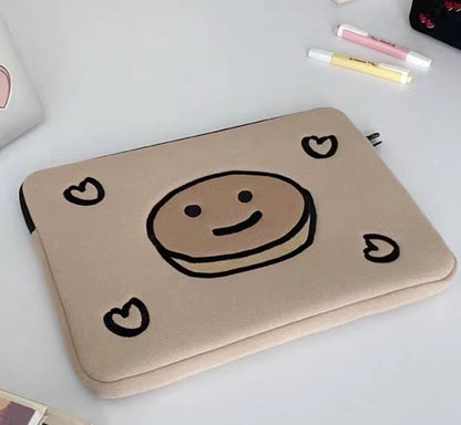 Cute Embroidered Polyester Laptop Sleeve