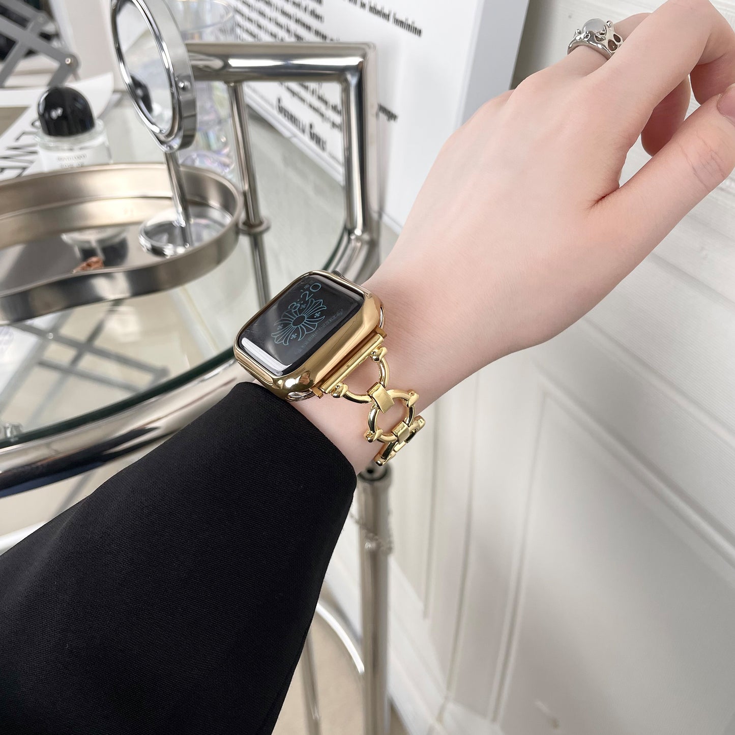 Metal Ring Apple Watch Strap