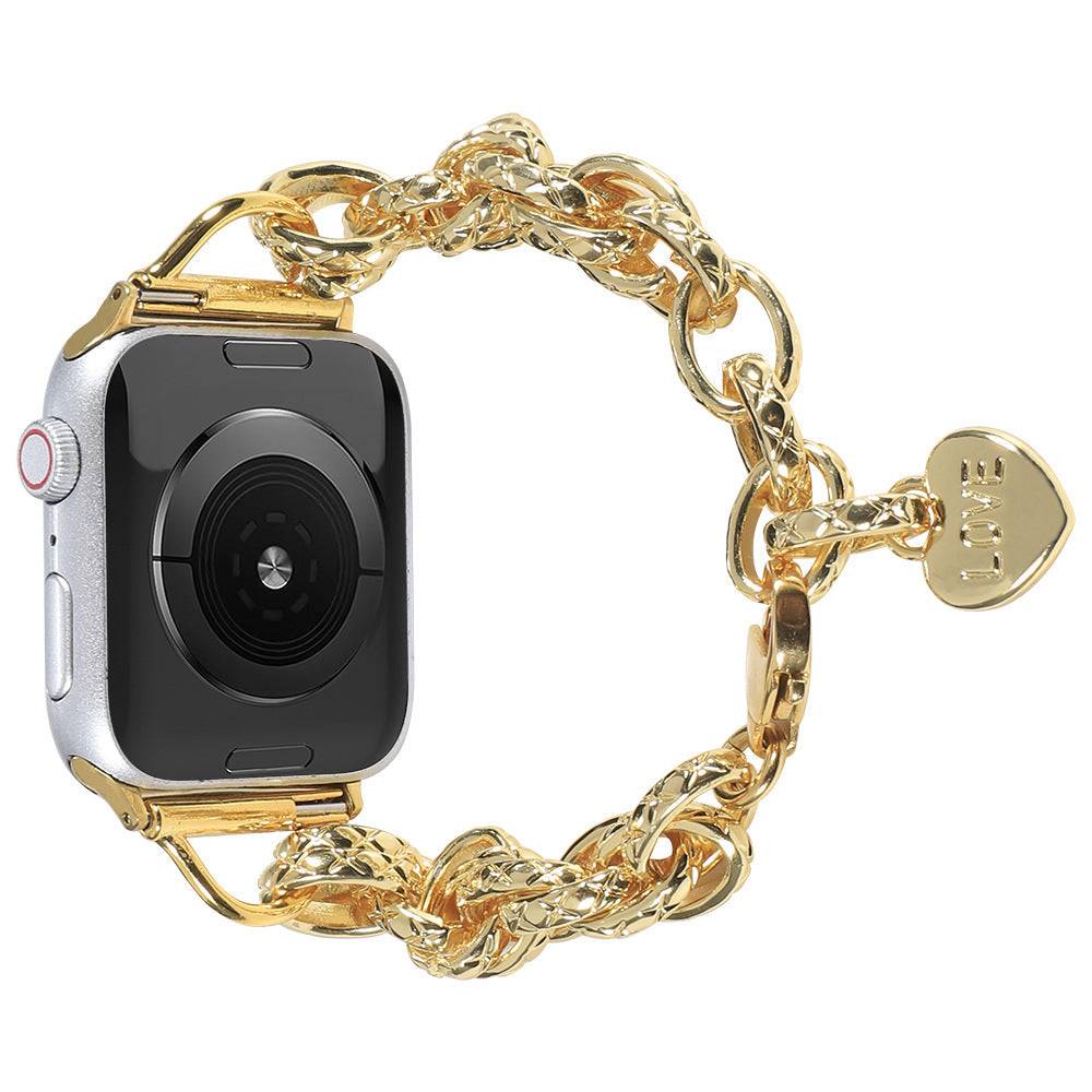 Love Charm Stainless Steel Apple Watch Strap