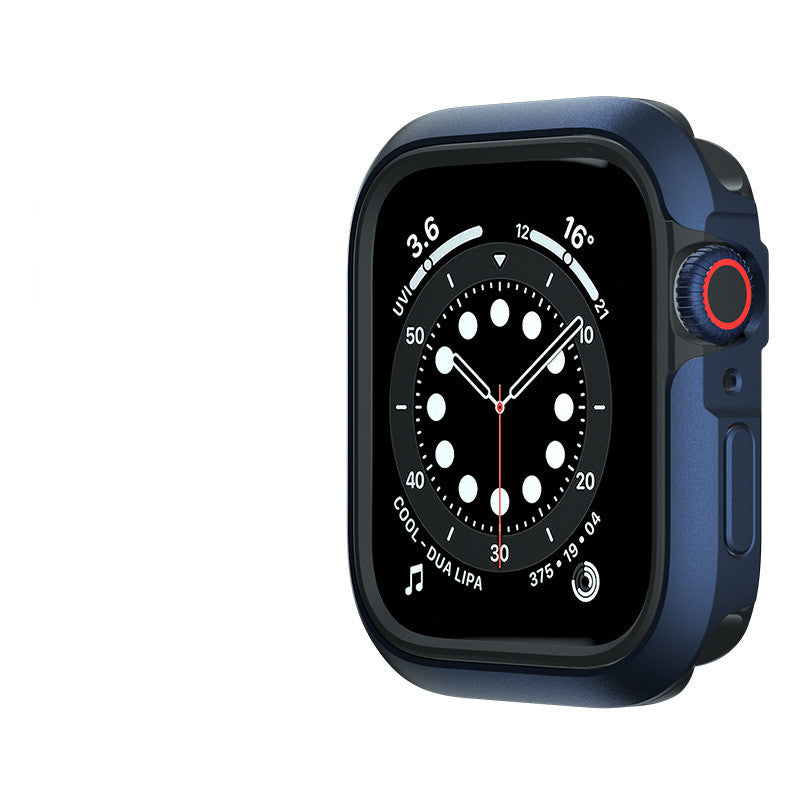 Silicone Metal Apple Watch Case