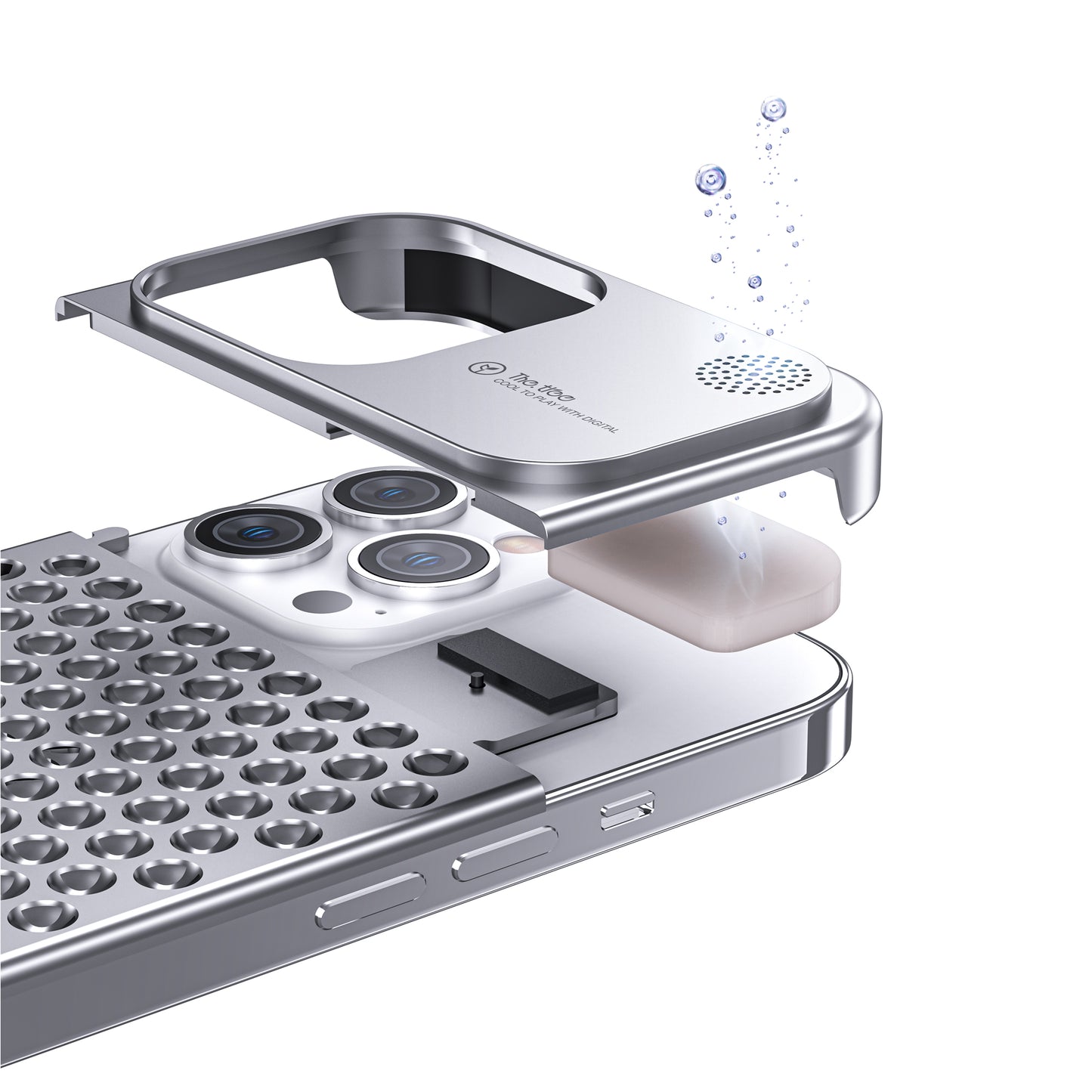 Aluminum Alloy Anti-fall Shockproof Aromatherapy Apple iPhone Case