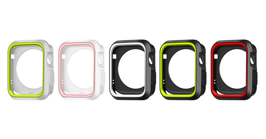 Two-color Silicone Soft Apple Watch Case 38/40/41/44 MM