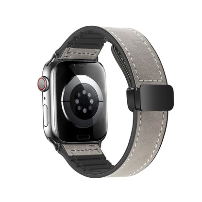 Genuine Leather Magnetic Apple Watch Strap