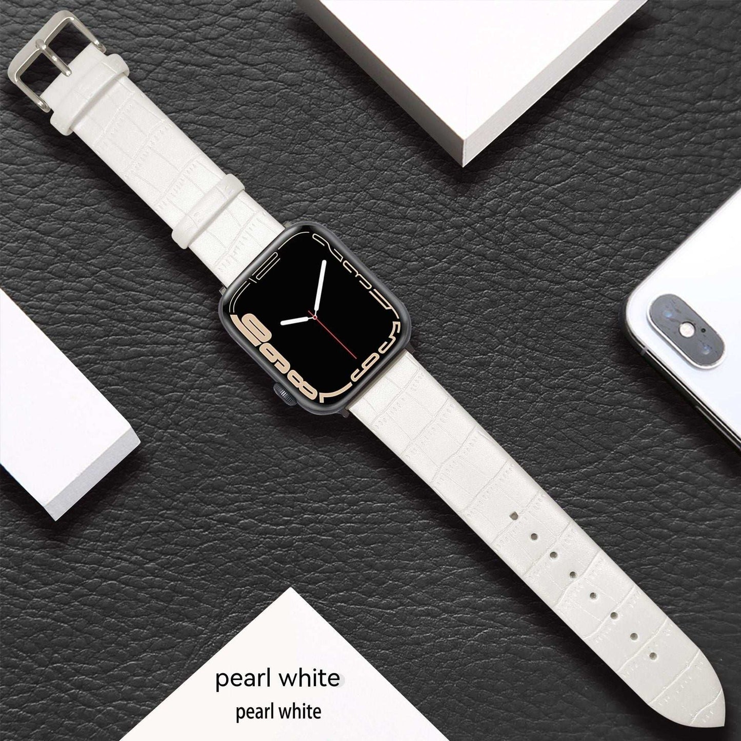 Cross-border Leather Watch Strap