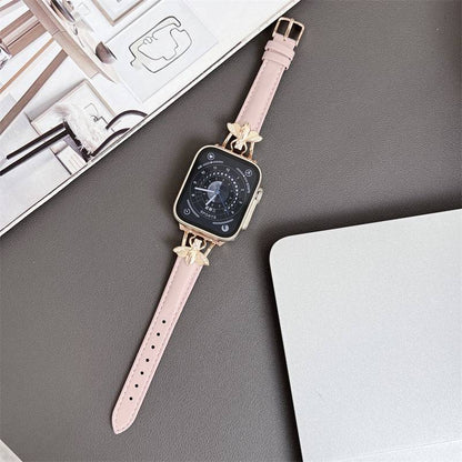 Bee Leather Plain Apple Watch Strap