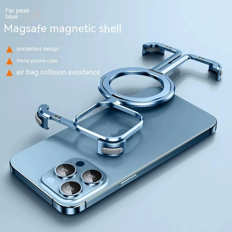 Metal Airbag Anti-fall Shell iPhone Case