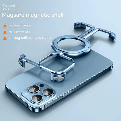 Metal Airbag Anti-fall Shell iPhone Case
