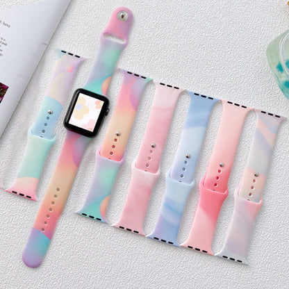 Aurora Silicone Apple Watch Strap