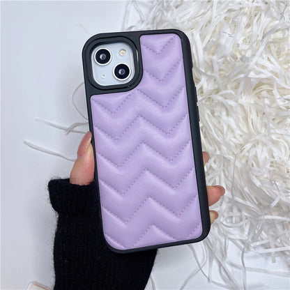 Simple Solid Colour Textured Apple iPhone Case
