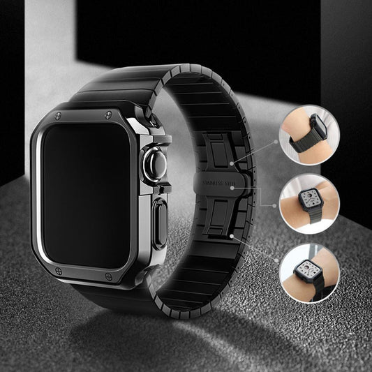 One Bead Butterfly Buckle Apple Watch Strap