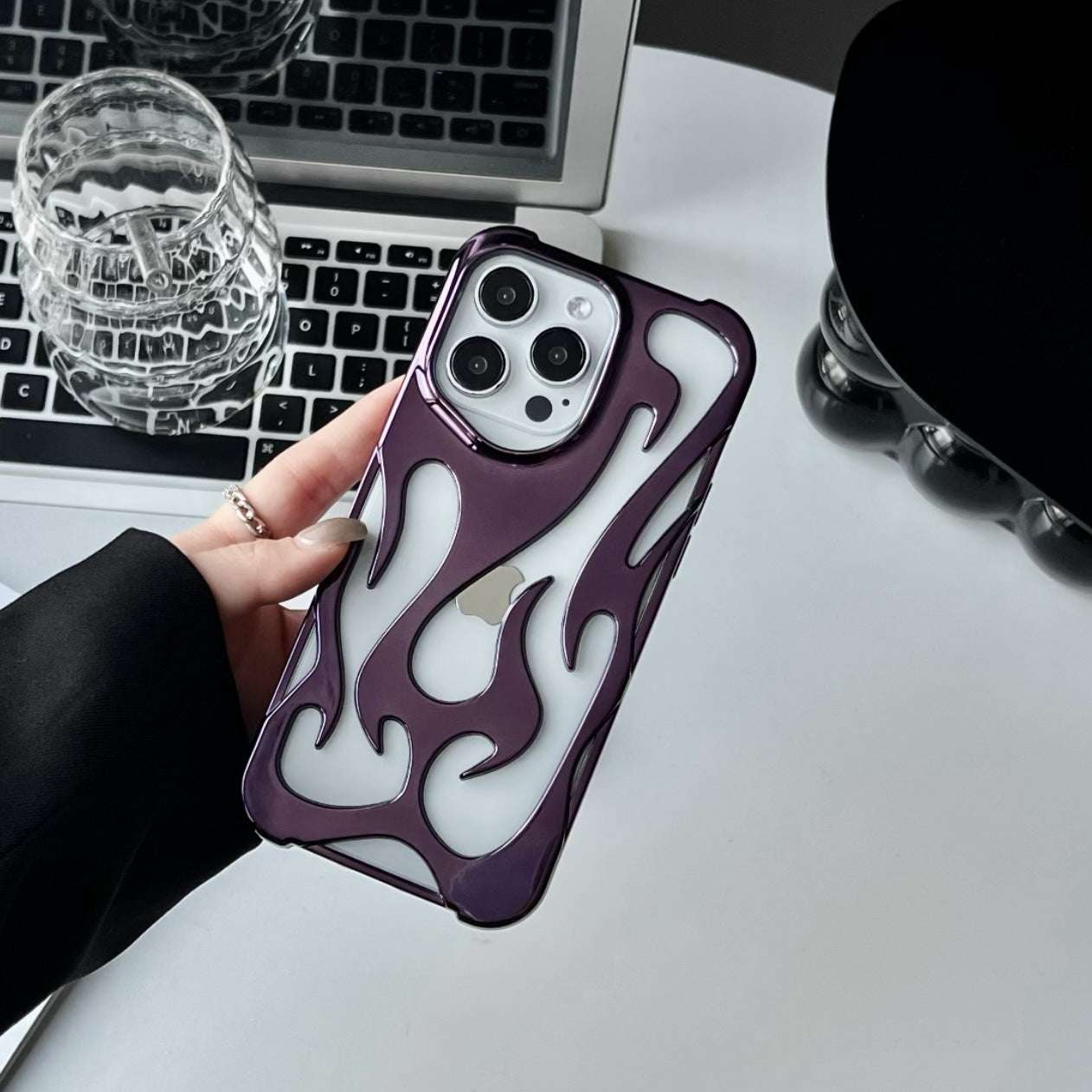 Electroplated Hollow Heat Dissipation iPhone Case