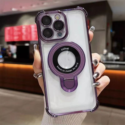 Magnetic Suction With Four Shatterproof Angles iPhone Case