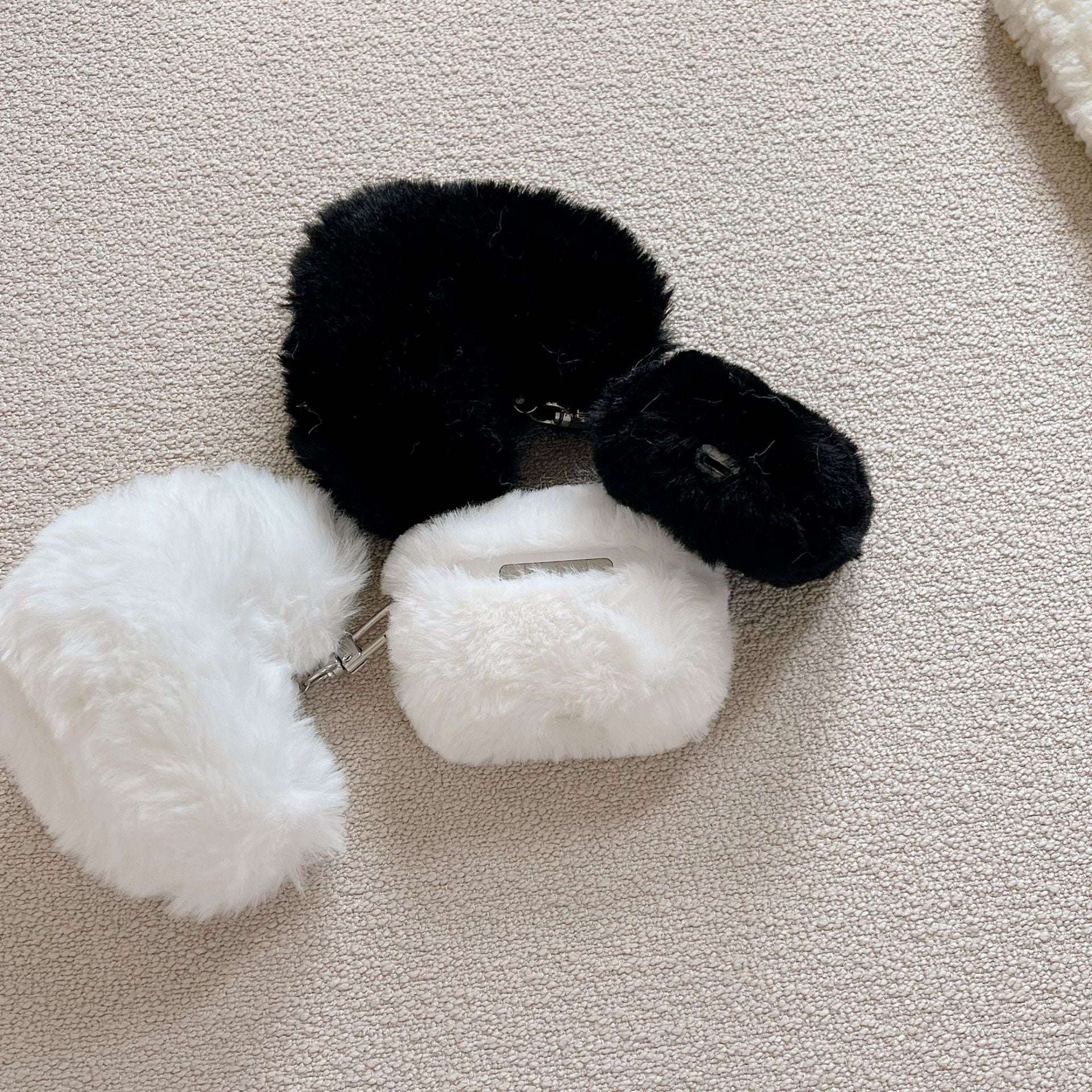 Plush Heart Apple AirPods Case