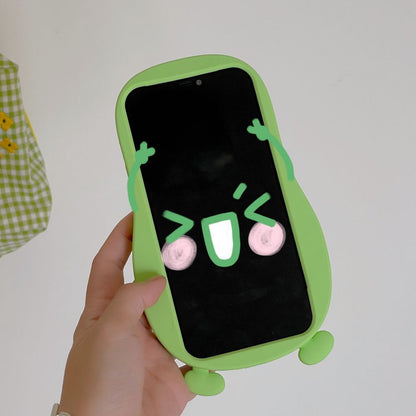 Sausage Mouth Avocado iPhone Case