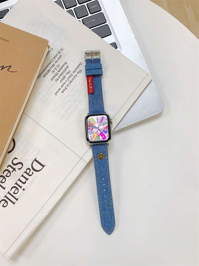 CASYFiE Vintage Embroidered Apple Watch Strap