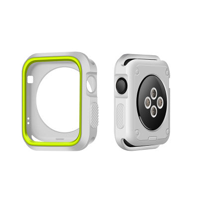 Two-color Silicone Soft Apple Watch Case 38/40/41/44 MM
