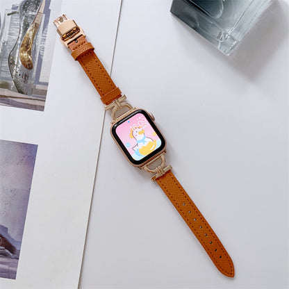 Butterfly Clasp Thin Apple Watch Strap