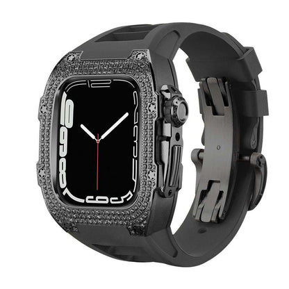 CASYFiE Modified With Diamond Case Apple Watch Strap