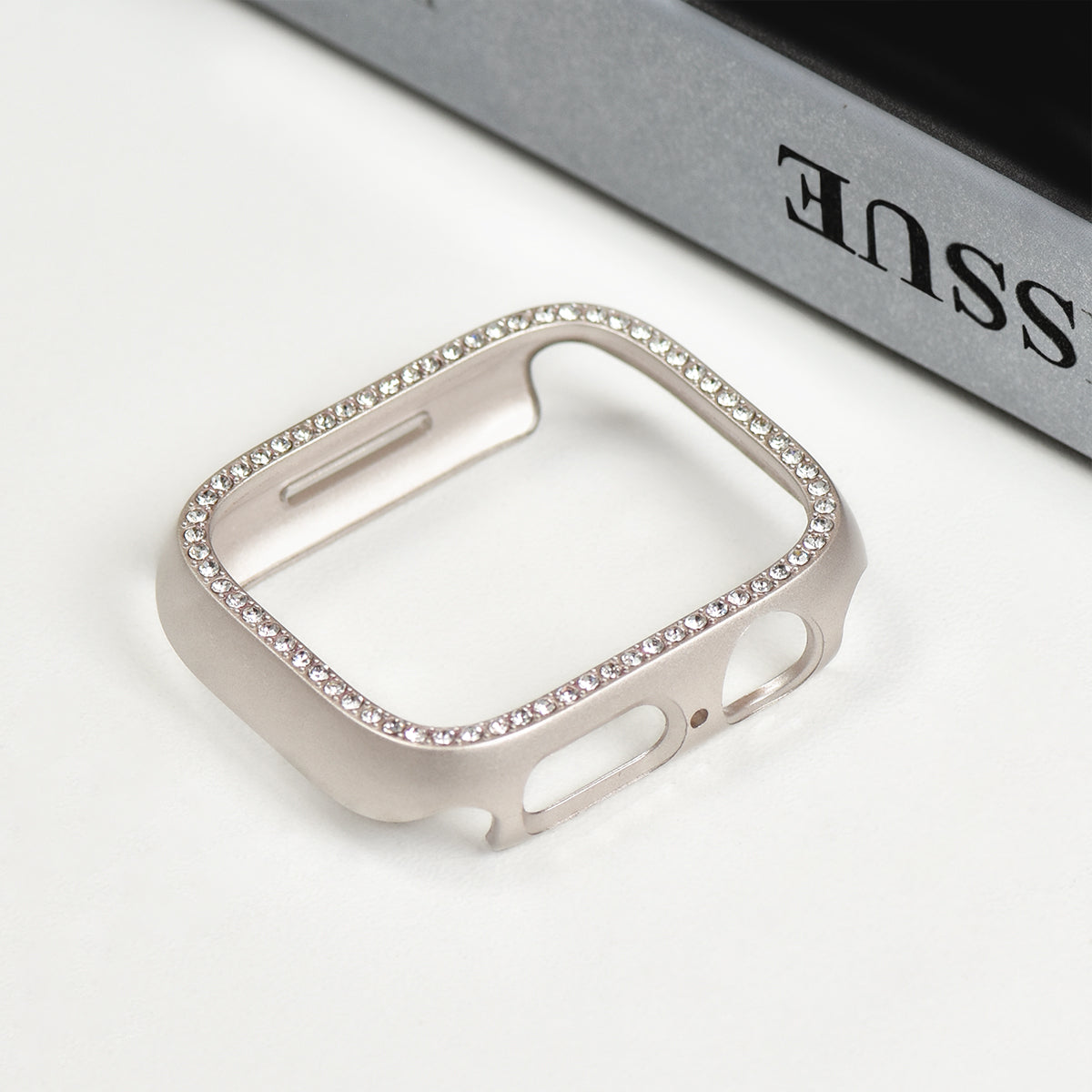 Bezel Diamond Inlay Apple Watch Case 40/41/44/45 MM