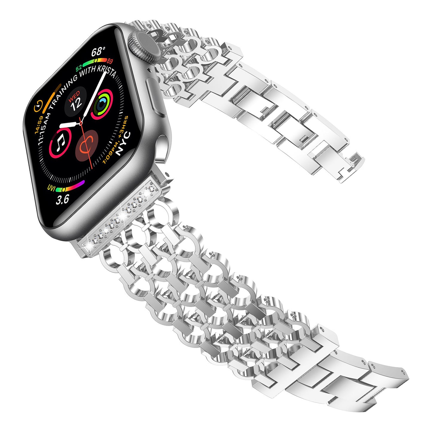 Stainless Steel Mesh Detachable Metal Apple Watch Strap