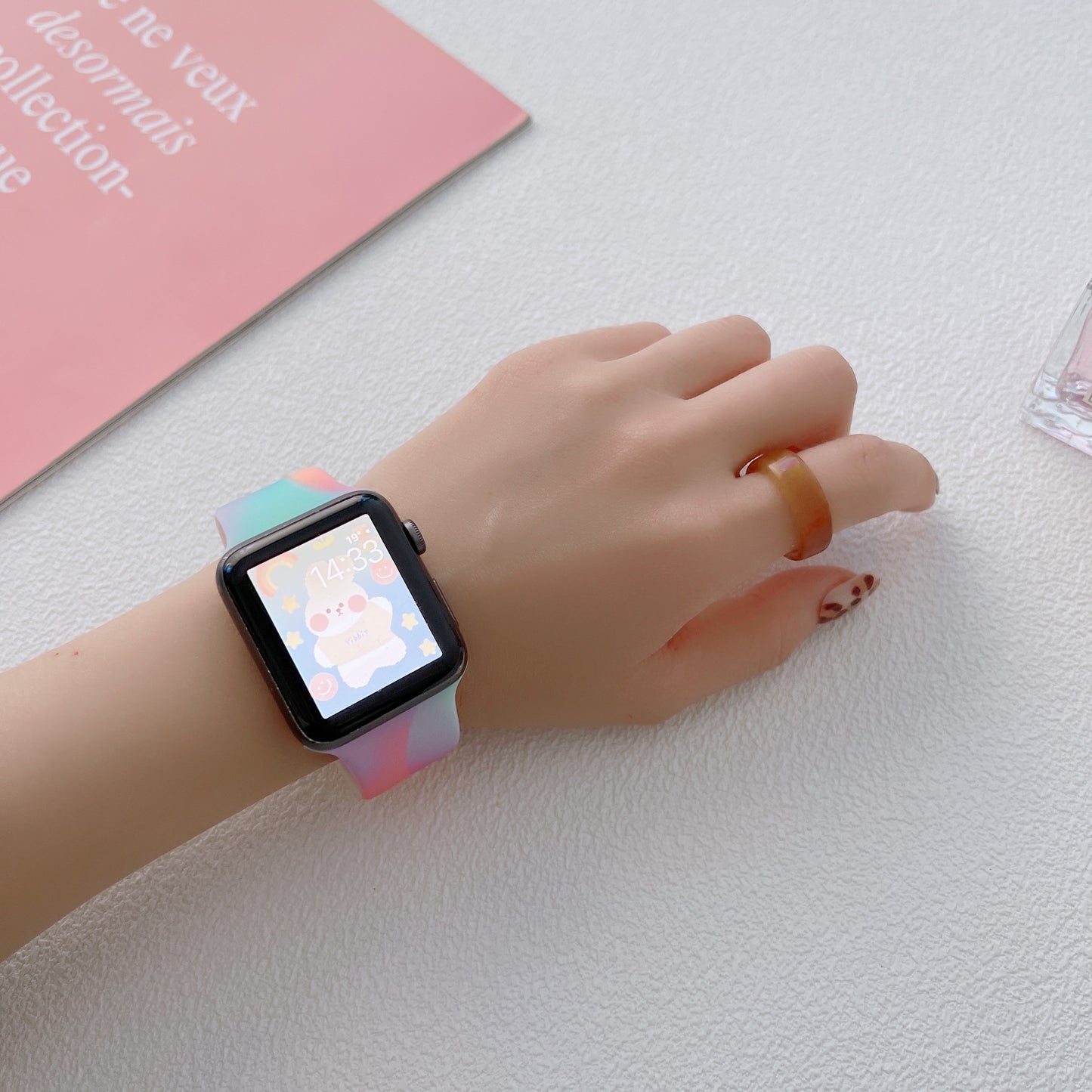 Aurora Silicone Apple Watch Strap
