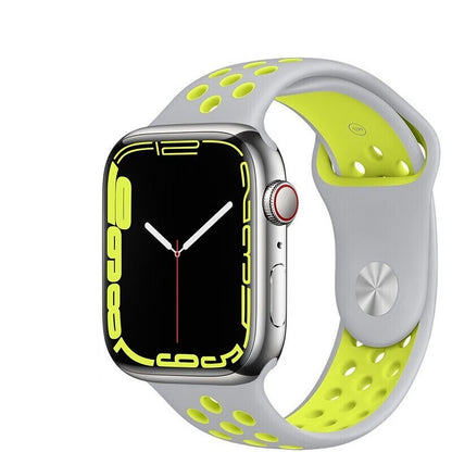 Sports Rainbow Silicone Apple Watch Strap