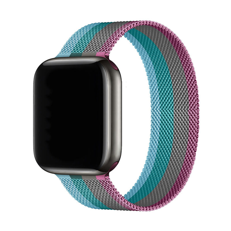 Magnetic Attraction Milanese Loop Apple Watch Metal Strap