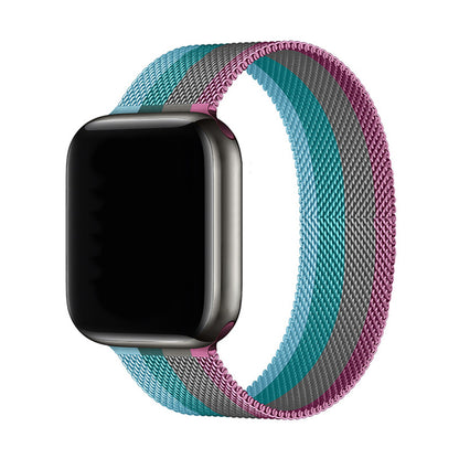 Magnetic Attraction Milanese Loop Apple Watch Metal Strap