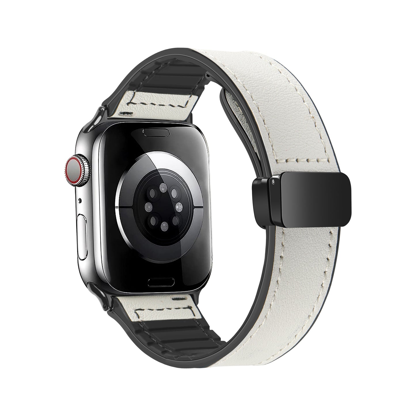 Genuine Leather Magnetic Apple Watch Strap