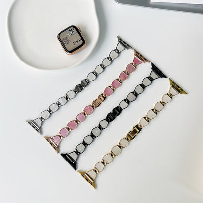 Metal Shell Hexagon Apple Watch Strap For Her