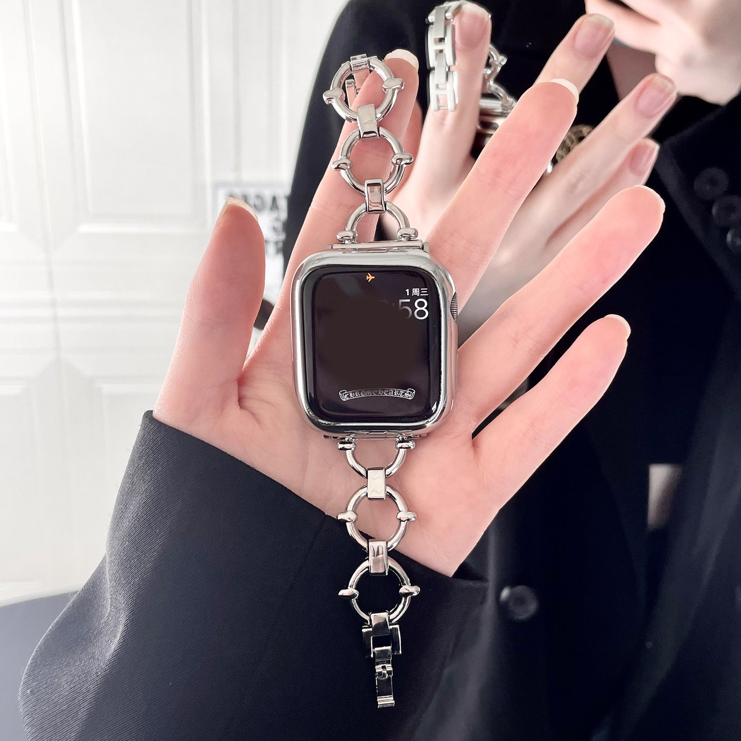 Metal Ring Apple Watch Strap