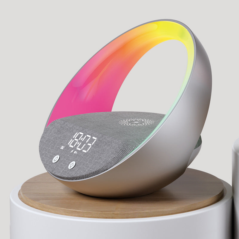 Wake-Up Light with Wireless Charger & Speaker