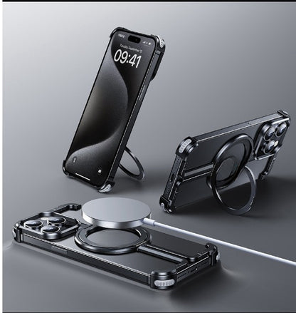 Metal Airbag Anti-fall Shell iPhone Case