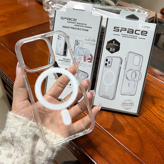 Transparent Magnetic Acrylic MagSafe Apple iPhone Case