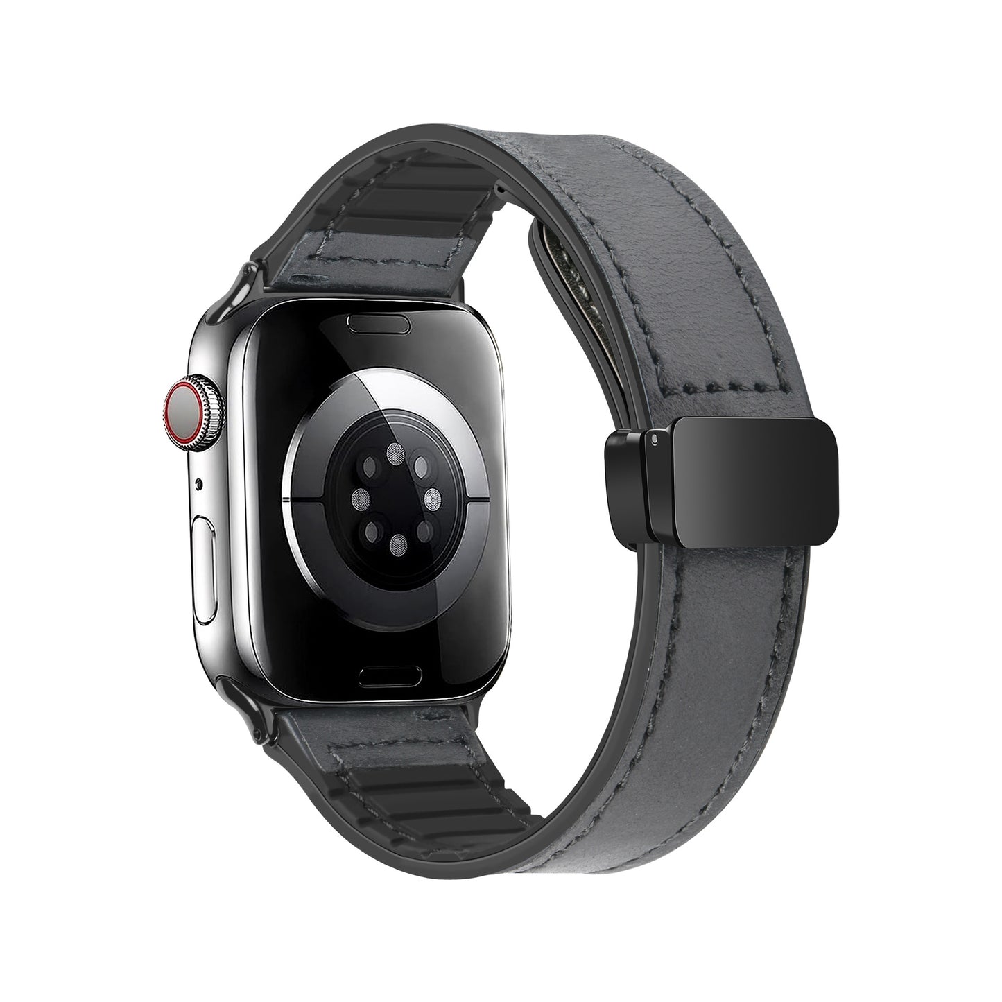 Genuine Leather Magnetic Apple Watch Strap