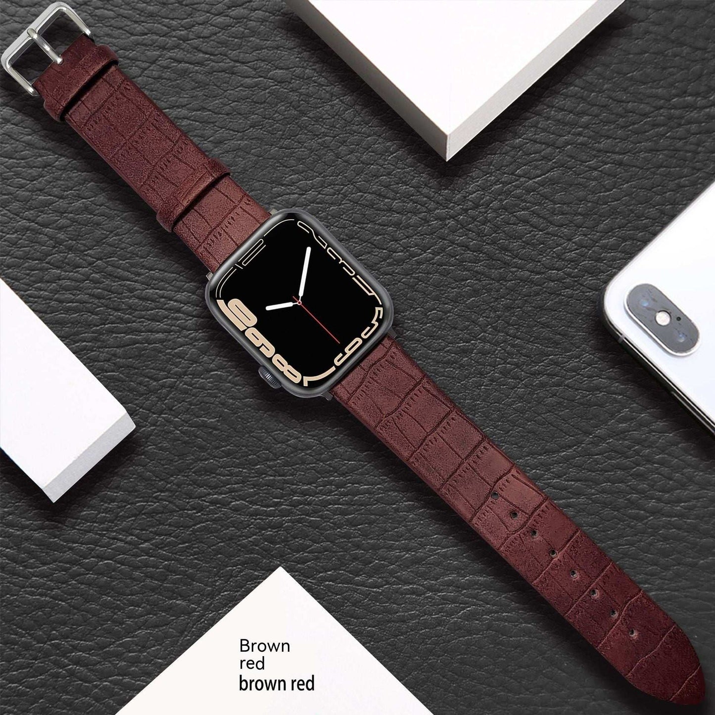 Cross-border Leather Watch Strap